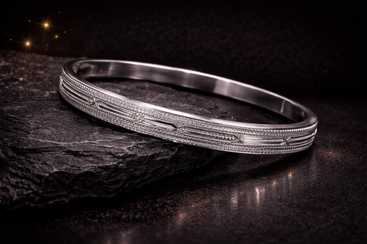 Slate Pure Silver Karra