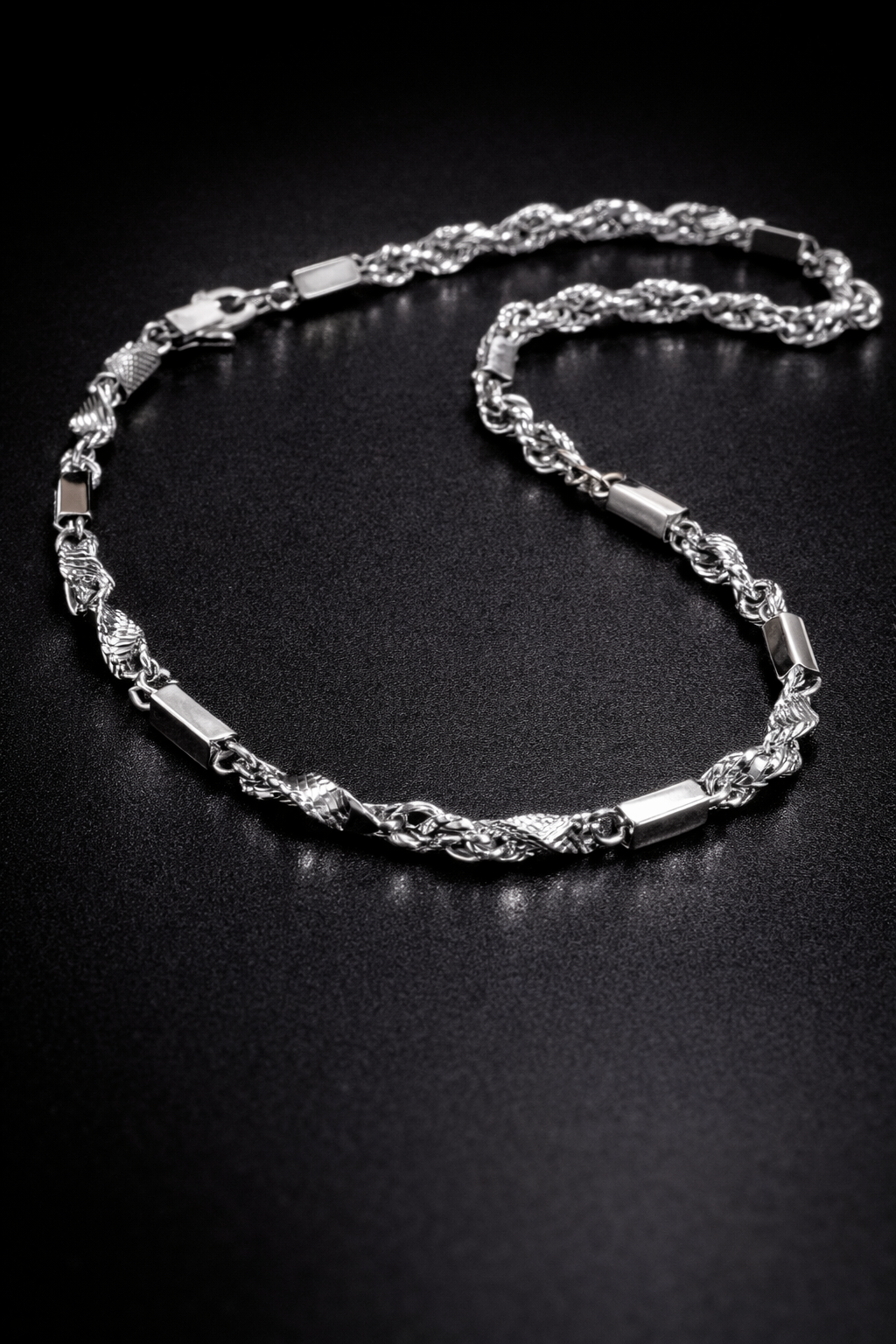 Slabbed Silver Chain